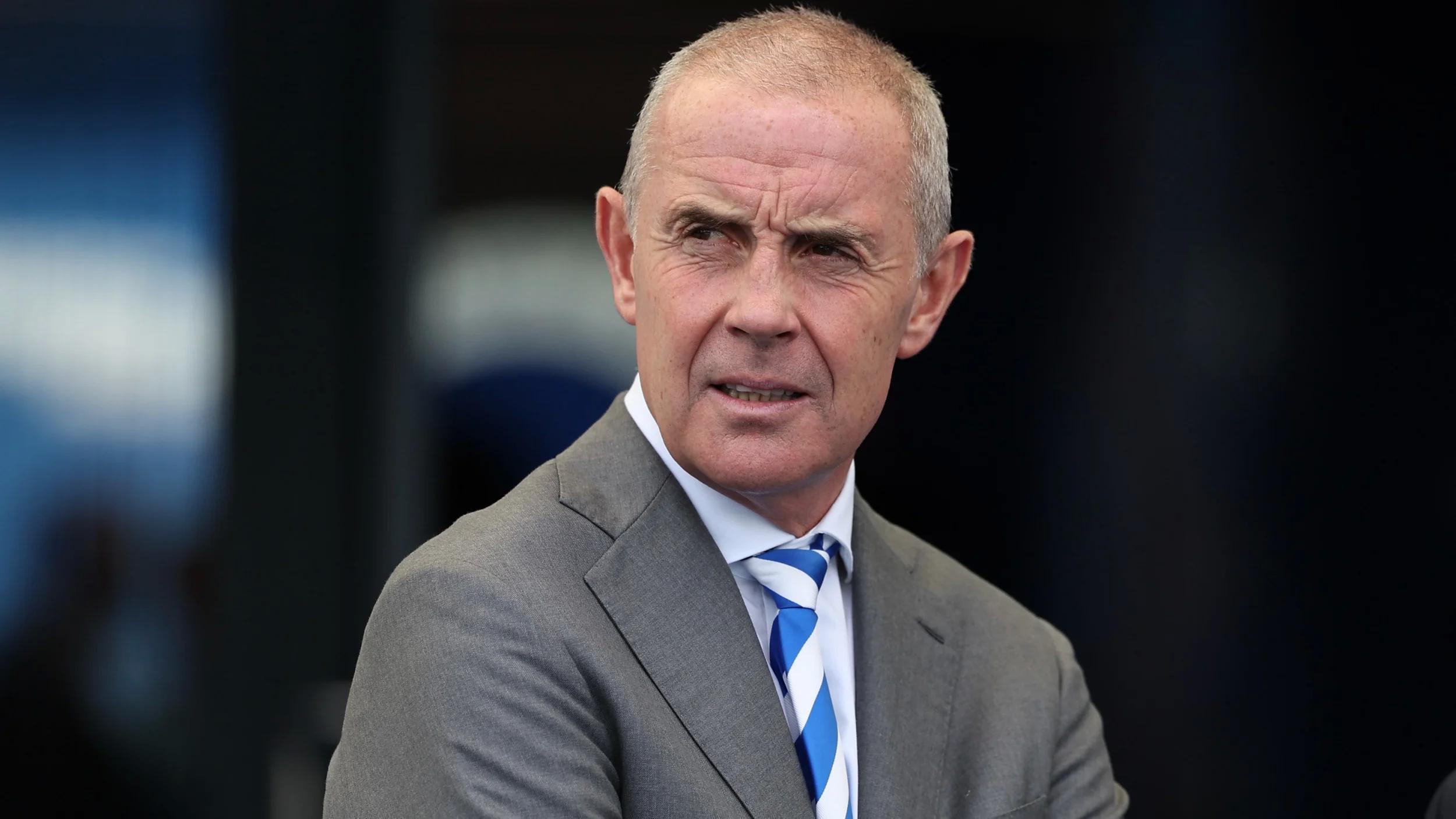 官方:布莱顿技术总监戴维-韦尔离任,他曾在布莱顿工作8年